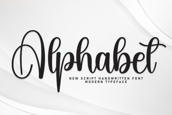 Alphabet: A Versatile Script Font for Elegant Design Projects