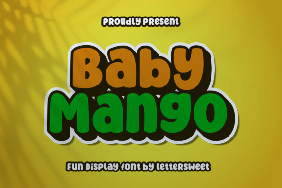 Baby Mango: A Playful Font with a Contemporary Flair