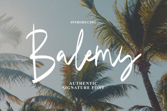 Balemy Signature: Handcrafted Elegance for Modern Branding and Creative Expression