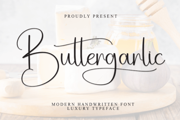 Buttergarlic: The Elegant Script Font That Elevates Every Design