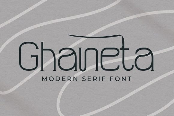 Ghaneta: A Modern Serif Font with Timeless Elegance