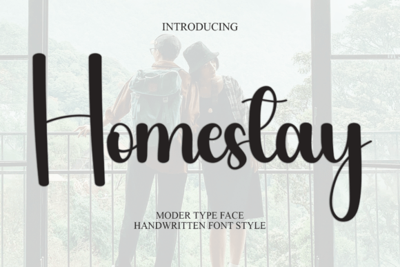 Homestay: The Handwritten Font That Adds Charm and Elegance to Every Design