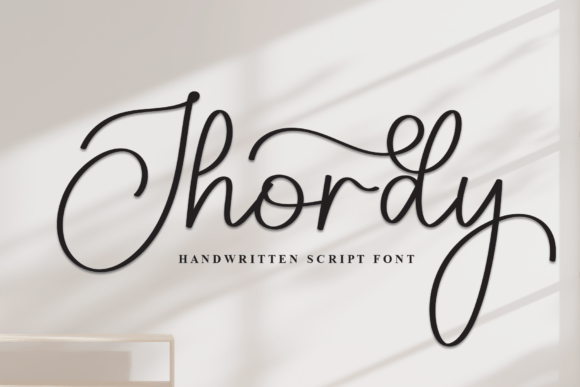 Jhordy: An Elegant Script Font for Beautiful Designs