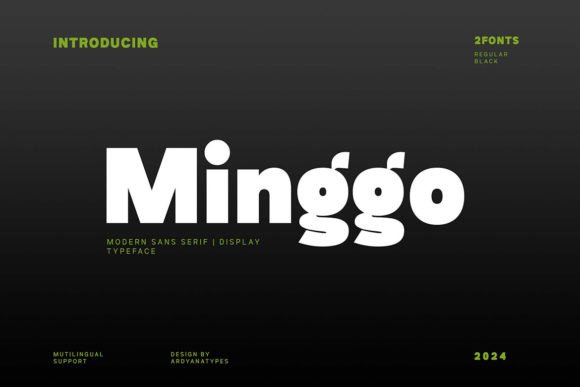 Minggo: A Bold and Elegant Font for Modern Design