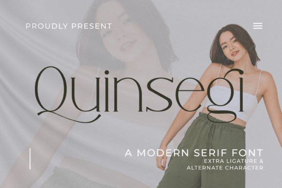 Quinsegi – A Modern Serif Font for Professional and Creative Projects