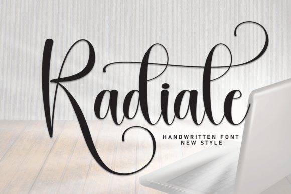 Radiate Font: Elegance with a Handwritten Touch