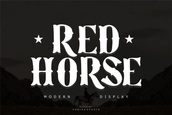 Red Horse: A Wild West Calligraphy Font for Modern Design Projects