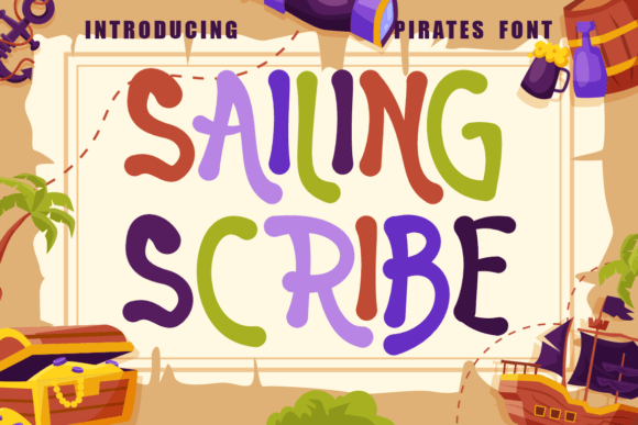 Sailing Scribe - Pirate Font: A Creative Voyage for Designers