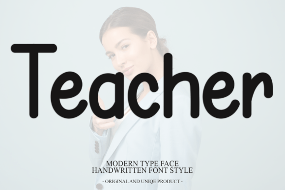 Teacher Font: Elegance Meets Handwritten Charm