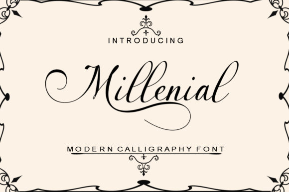 The Elegance of Millenial Script: A Modern Calligraphy Font for Contemporary Design