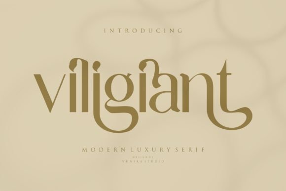 Viligiant: A Strategic Choice for Modern Luxury Typography
